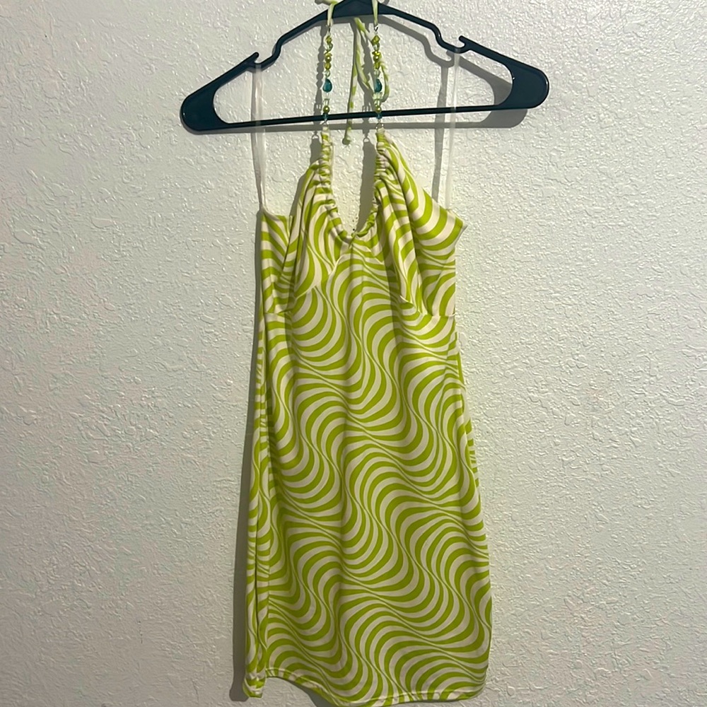 Beautiful beads swirl dress